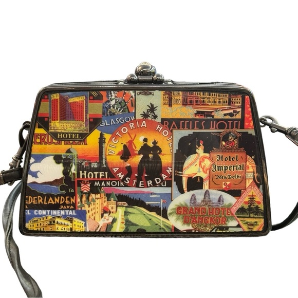 Vintage Europe Landmark Mini Crossbody Clutch - Picture 5 of 5